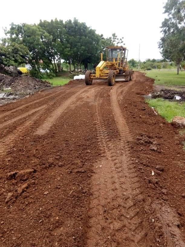 Road grading project